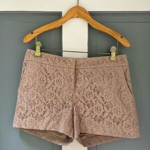 Flower Lace Tan shorts